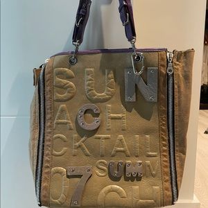 Barbara Rihl France Classic Zippers Tote Bag